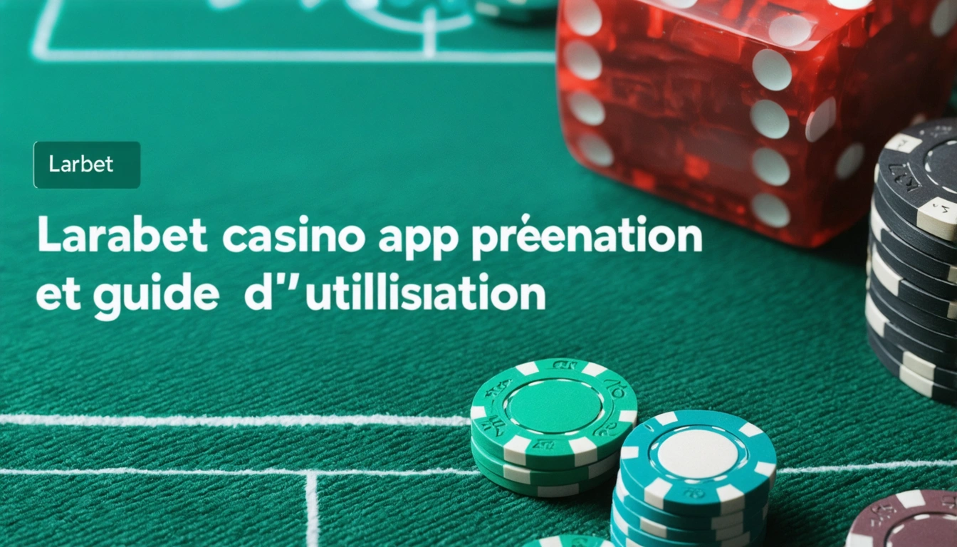 Larabet casino app présentation et guide d'utilisation
