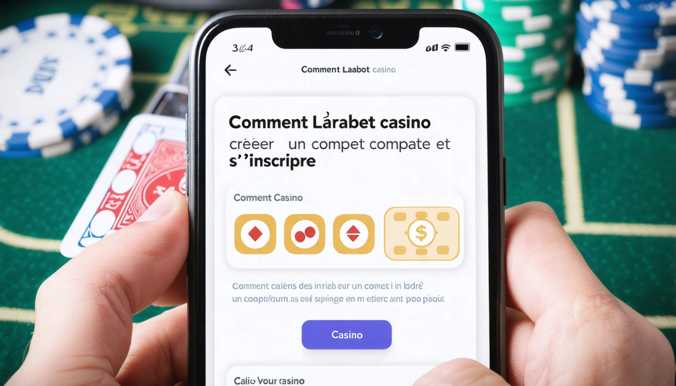 Comment Larabet casino créer un compte et s'inscrire